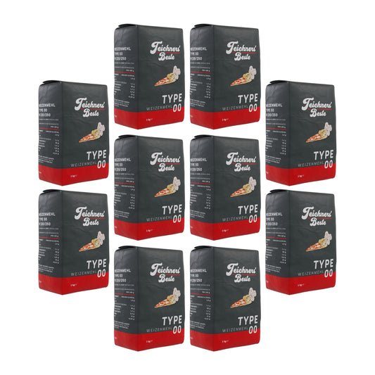 Teichners' Beste - Weizenmehl Type 00 Spar-Set (10x 1 kg)